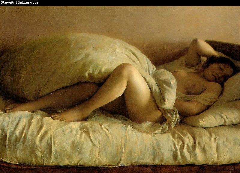 Johann Baptist Reiter Slumbering Woman